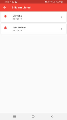 Bildirim Listesi